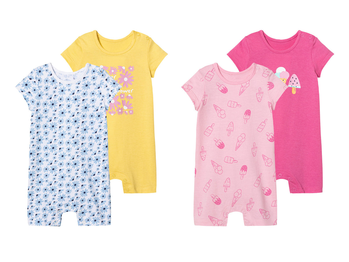 Lot de 2 barboteuses bébé