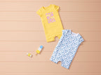 Lot de 2 barboteuses bébé