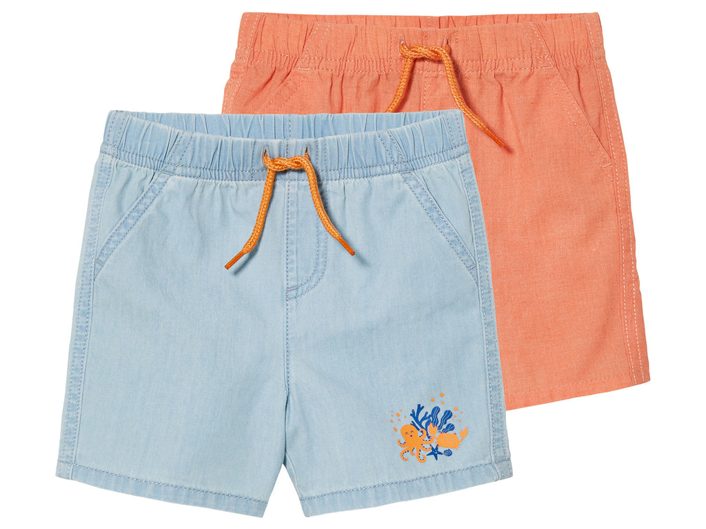 Lot de 2 shorts bébé