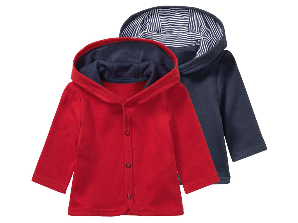 Lot de 2 vestes à capuche bébé