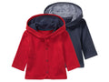 Lot de 2 vestes à capuche bébé