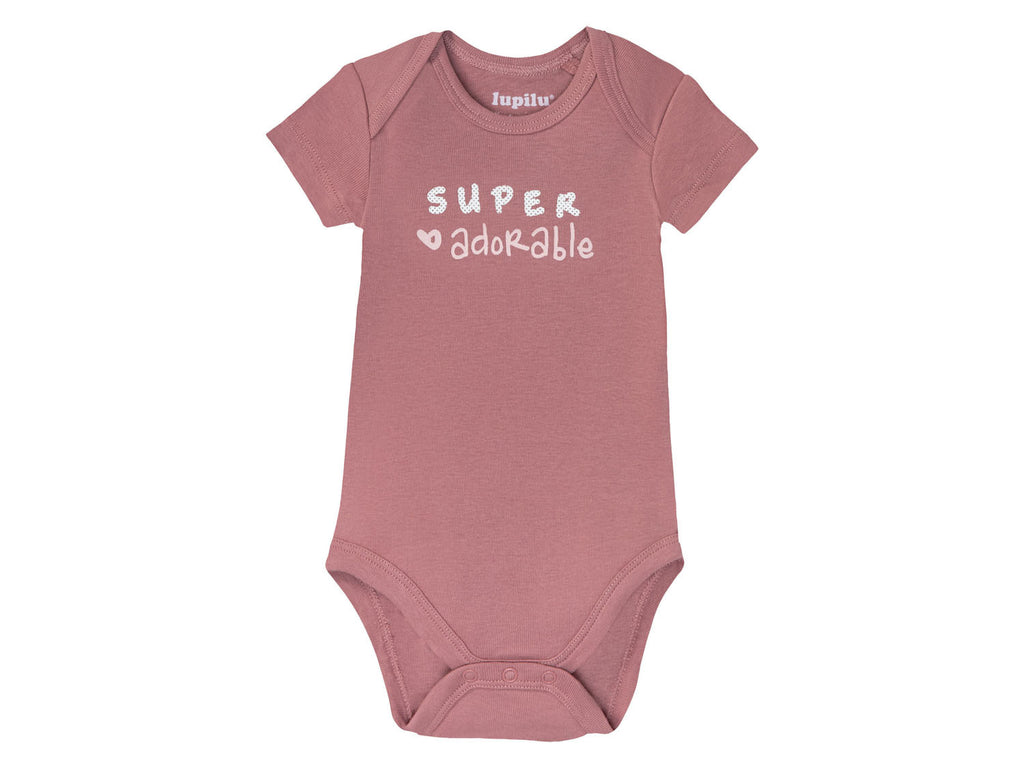 Lot de 5 bodies manches courtes bébé