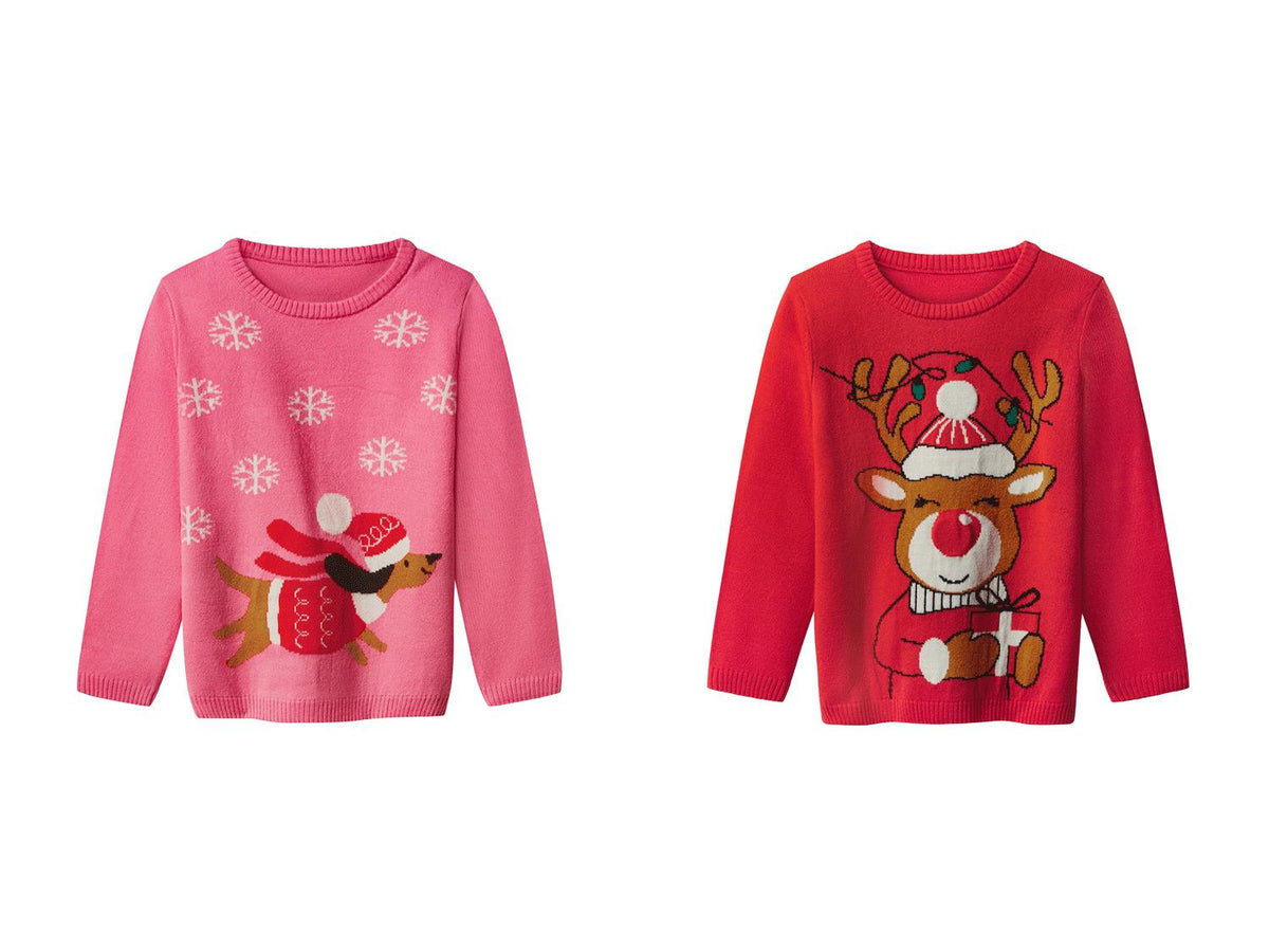 Pull de Noël pour enfant avec effet LED
