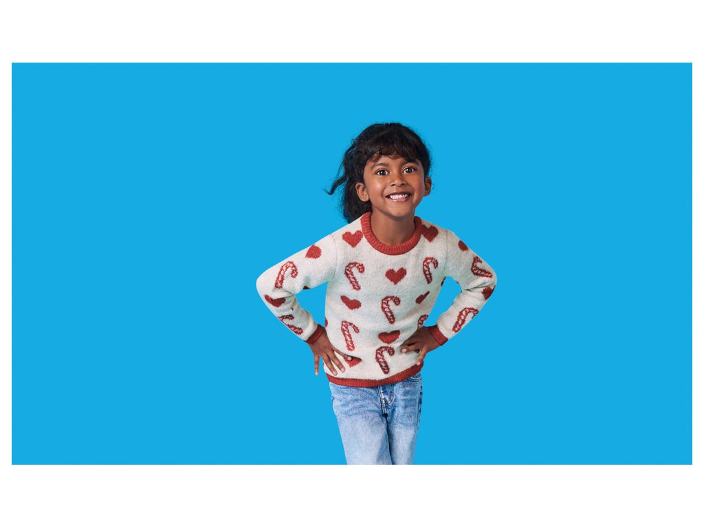 Pull en maille petite fille