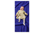 Robe bébé en velours côtelé