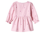 Robe bébé en velours côtelé