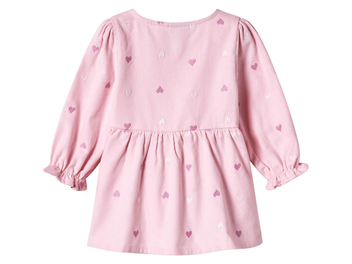 Robe bébé en velours côtelé