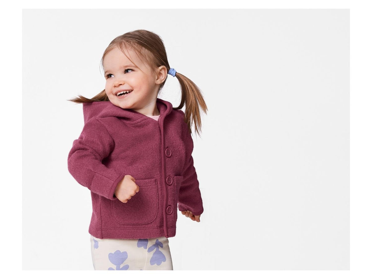 Veste bébé en laine