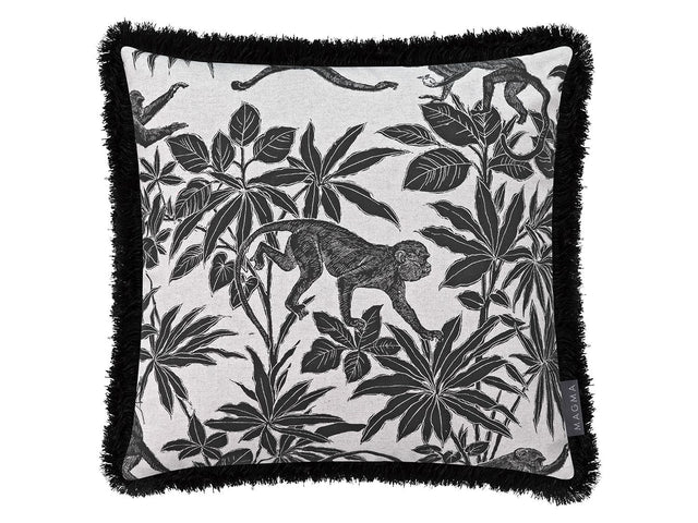Housse de coussin MONKEY avec franges