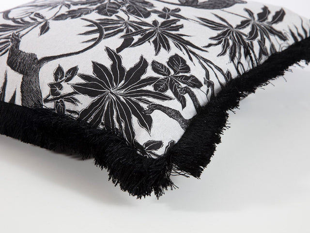 Housse de coussin MONKEY avec franges