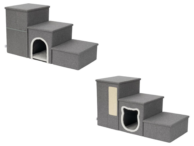 Escalier pour animaux avec cachette