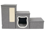 Escalier pour animaux avec cachette