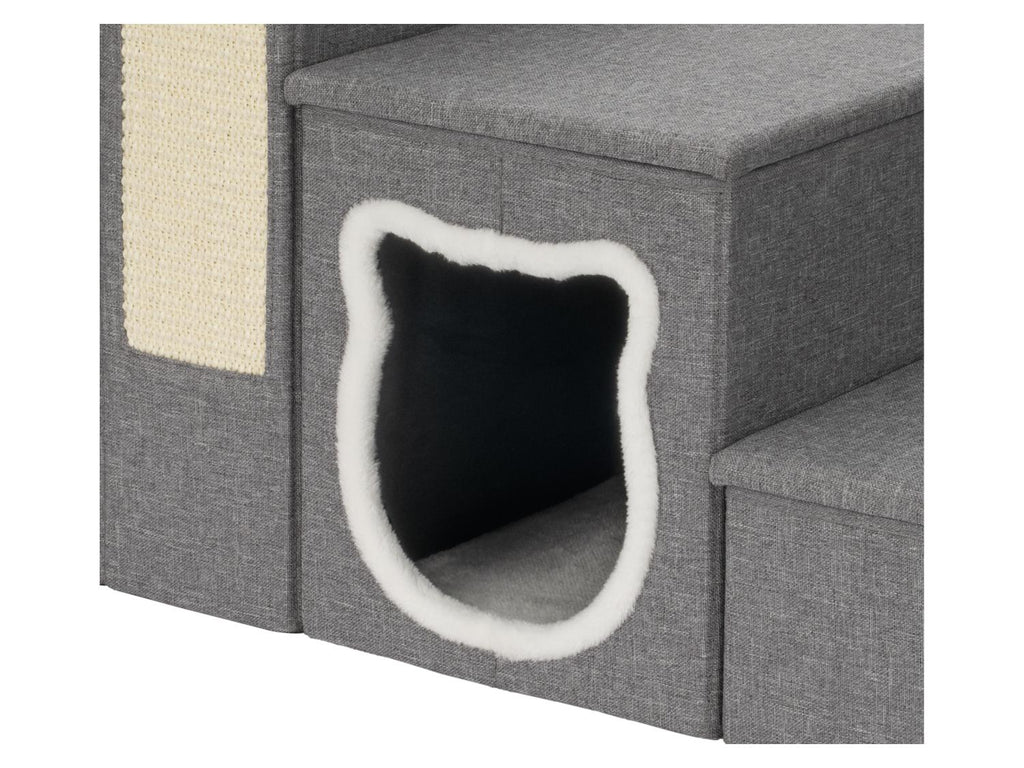 Escalier pour animaux avec cachette