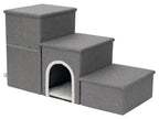 Escalier pour animaux avec cachette