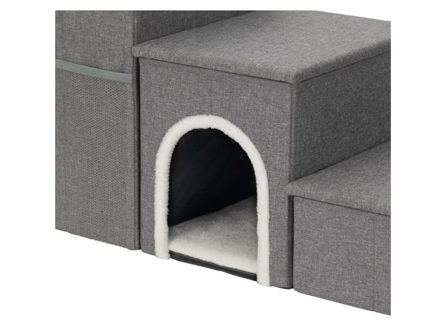 Escalier pour animaux avec cachette