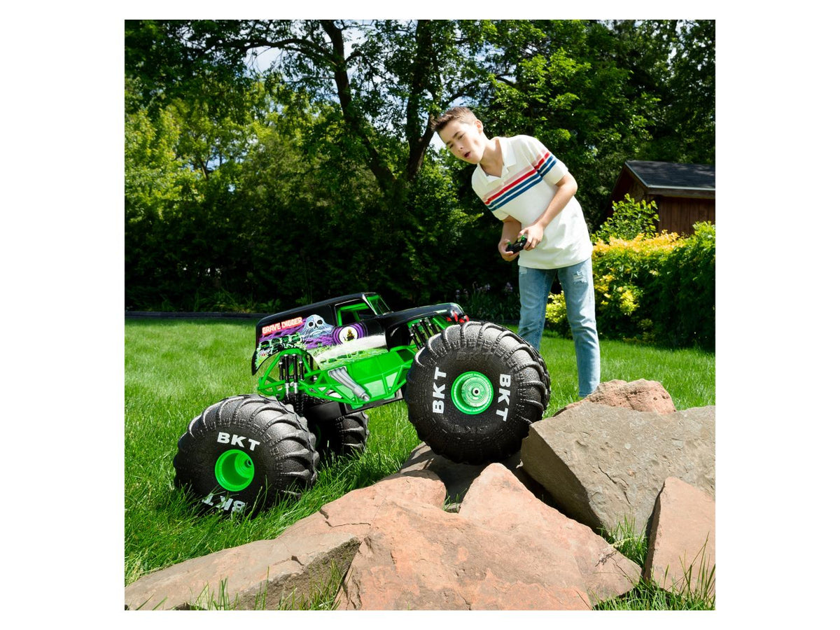 Monster truck tout-terrain télécommandé « Mega Grave Digger »