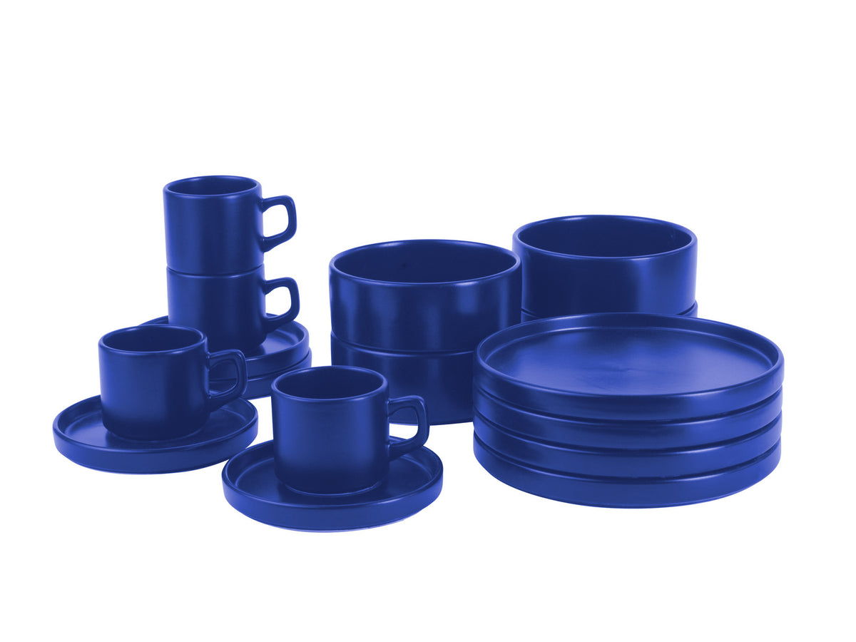 Set de vaisselle scandinave en faïence