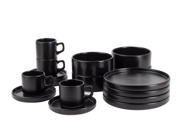 Set de vaisselle scandinave en faïence