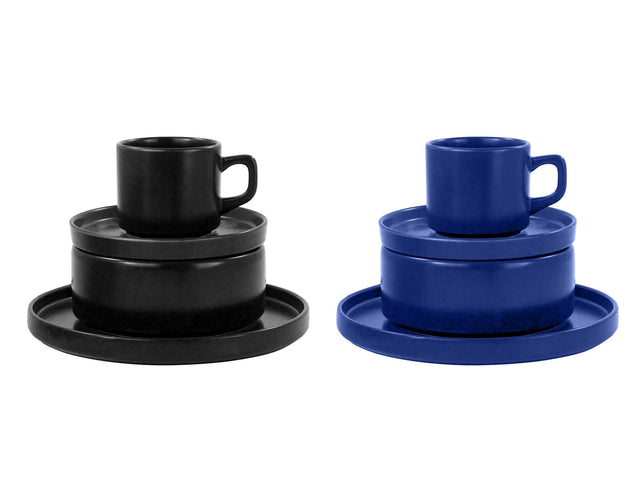 Set de vaisselle scandinave en faïence
