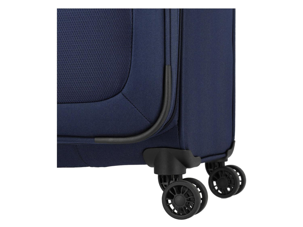 Set de 3 valises LIDO 4W, bleu marine