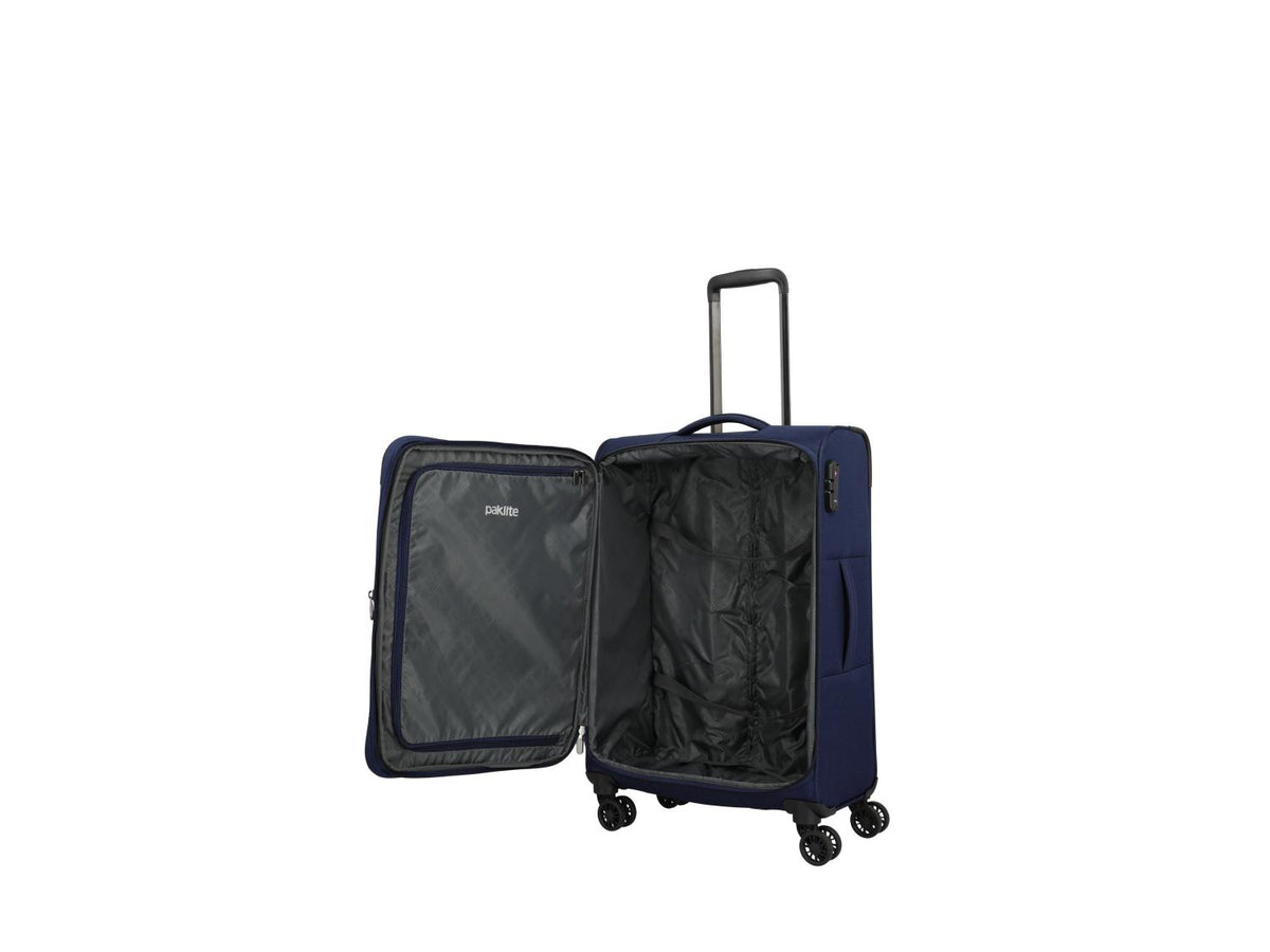 Set de 3 valises LIDO 4W, bleu marine