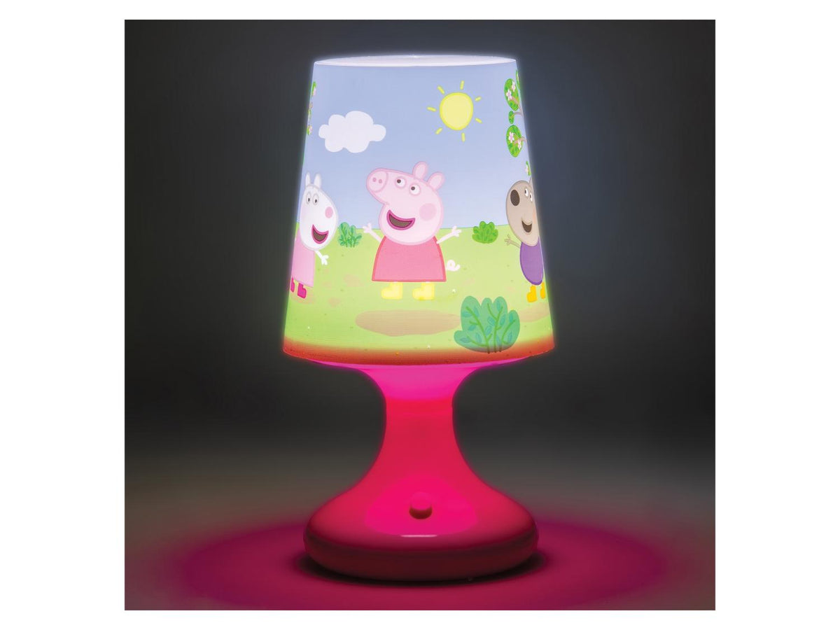 Lampe de table Bluey ou Peppa Pig