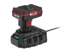 2 batteries + Chargeur, 2 et 4 Ah, 12 V