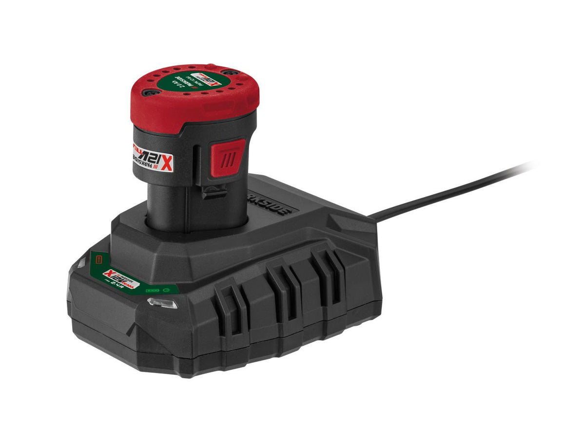 2 batteries + Chargeur, 2 et 4 Ah, 12 V