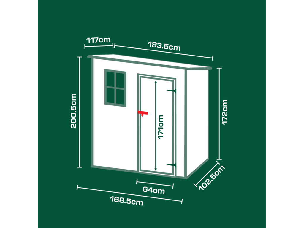 Abri de jardin S, 1,8 m²