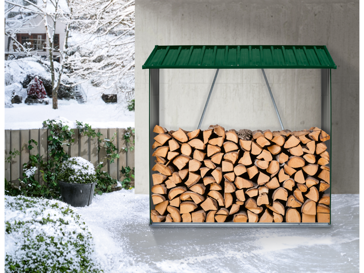 Abri pour bois de chauffage