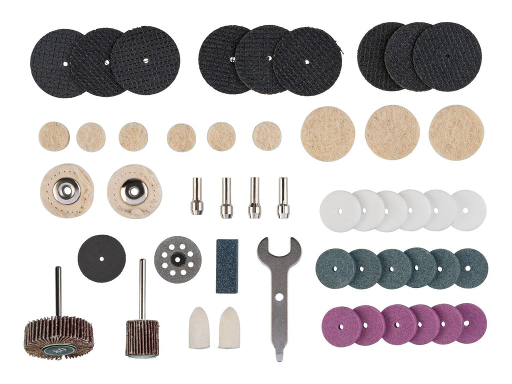 Accessoires pour perceuse-meuleuse de précision, 544 pièces
