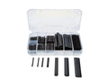 Assortiment de crochets et œillets / gaines thermorétractables / rivets pop / bagues d'étanchéité / colliers de serrage / colliers à oreilles