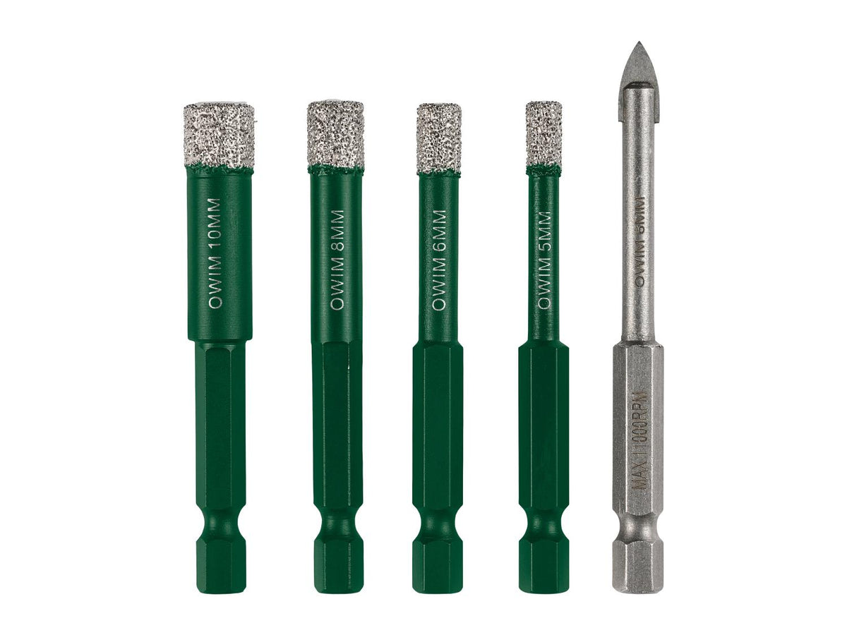 Coffret de forets diamantés pour carrelage
