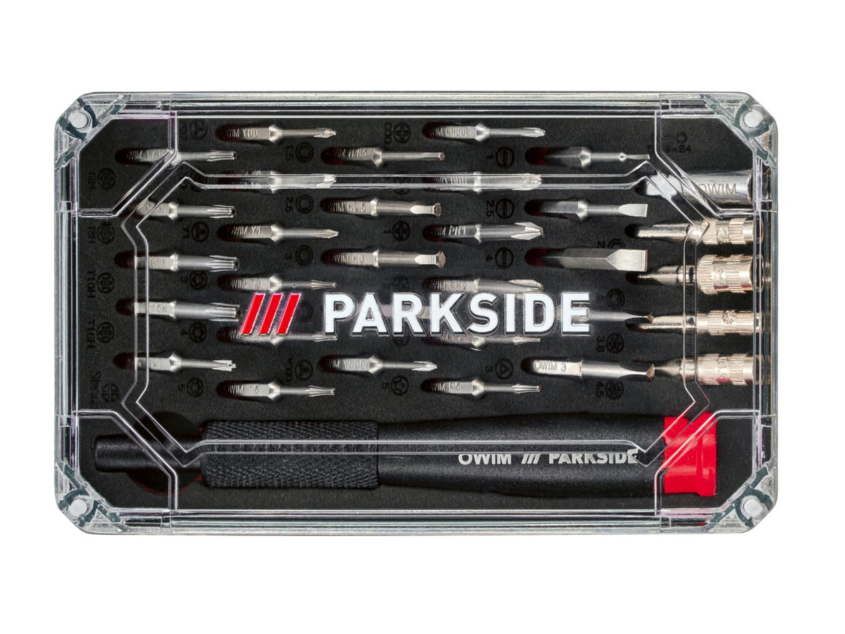Coffret de tournevis de précision, 33 pièces / Coffret de pinces pour micromécanique, 5 pièces