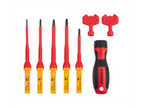 Jeu de lames interchangeables pour tournevis 1000 V, 8 pièces