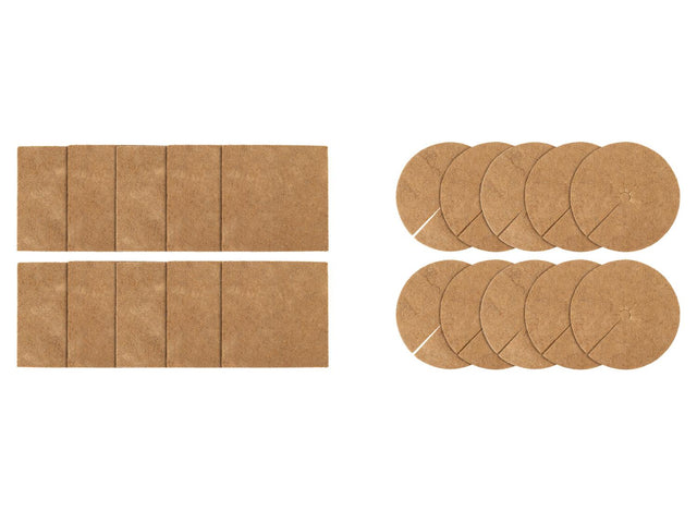 Lot de 10 disques de coco