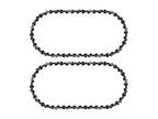Lot de 2 chaînes de rechange pour tronçonneuse