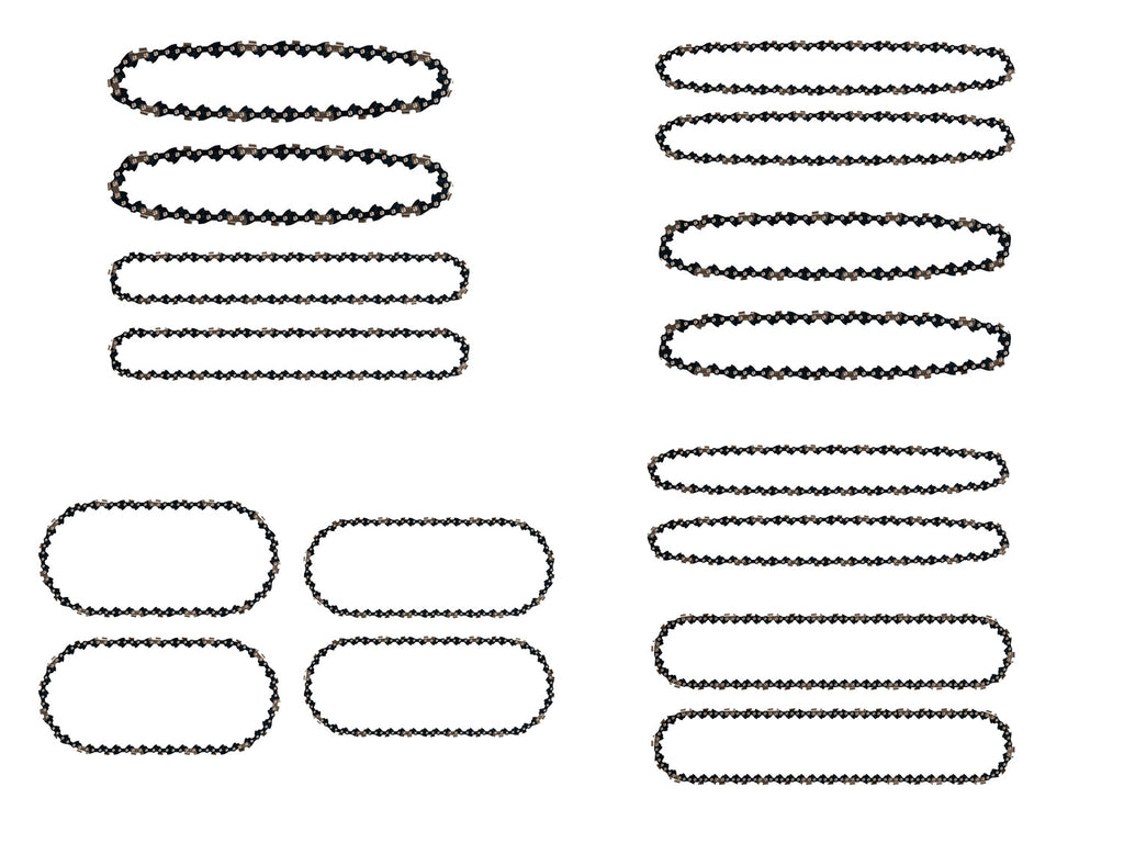 Lot de 2 chaînes de tronçonneuse