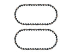 Lot de 2 chaînes de tronçonneuse