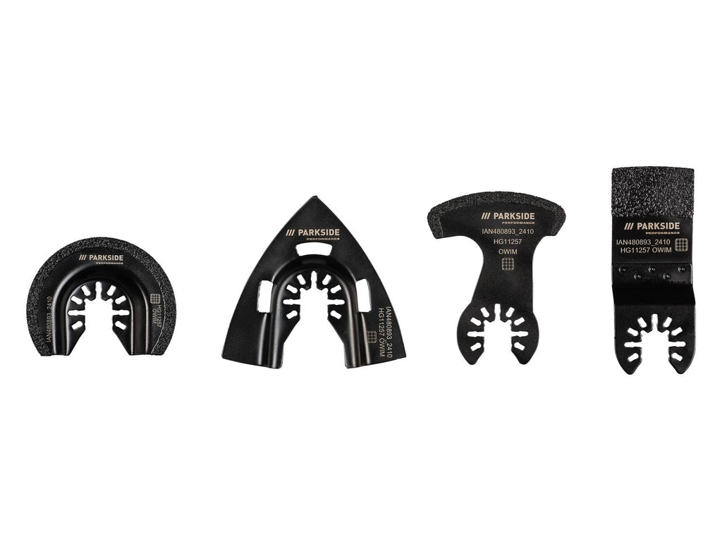 Accessoires pour outil multifonction, 4 pièces ou 8 pièces