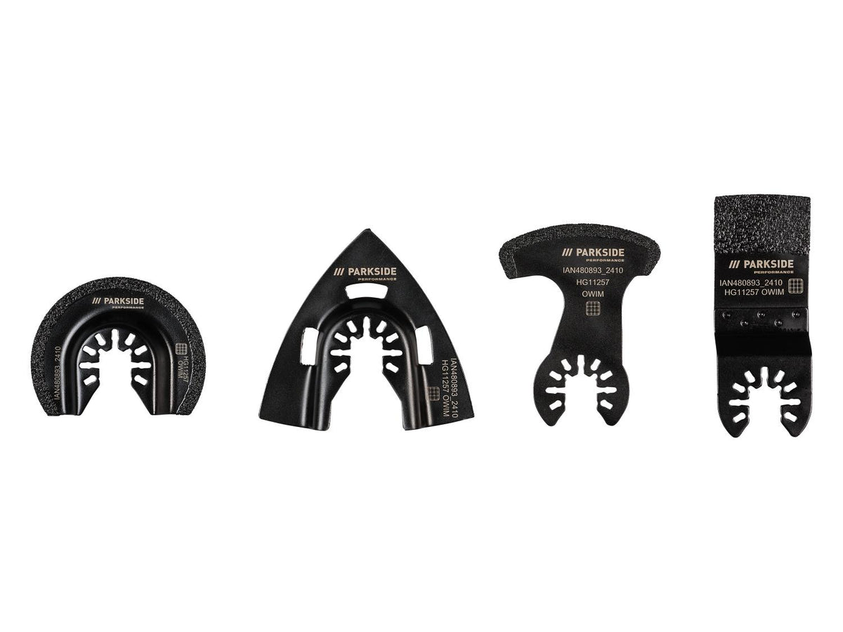 Accessoires pour outil multifonction, 4 pièces ou 8 pièces