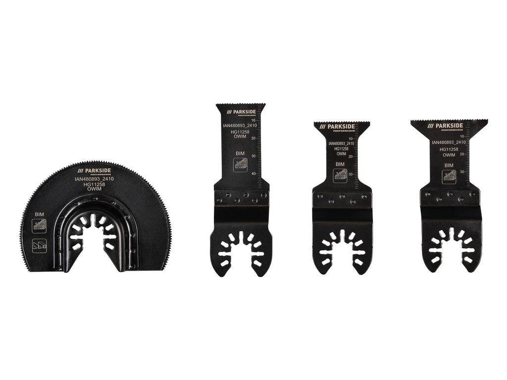 Accessoires pour outil multifonction, 4 pièces ou 8 pièces