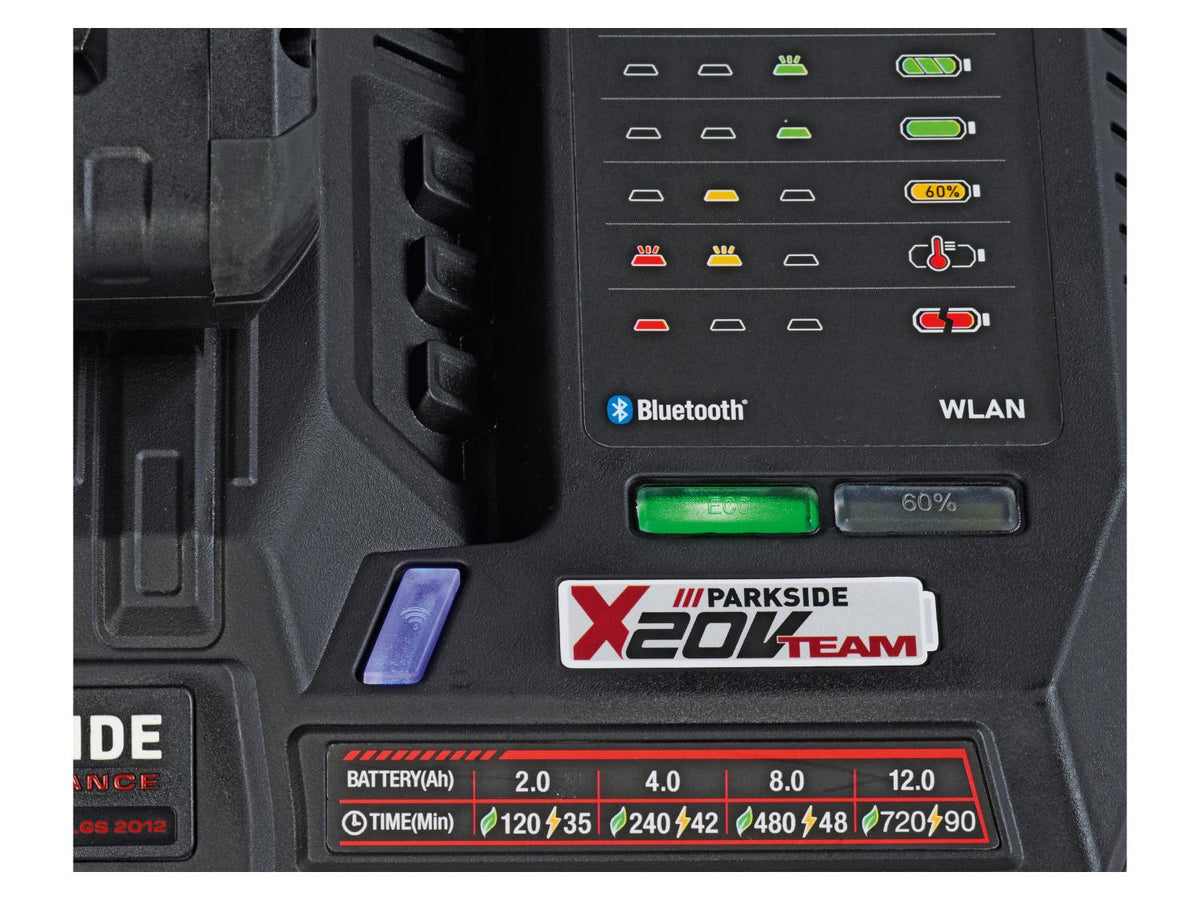 Chargeur de batterie Smart PLGS 2012 A1, 12 A, 20 V