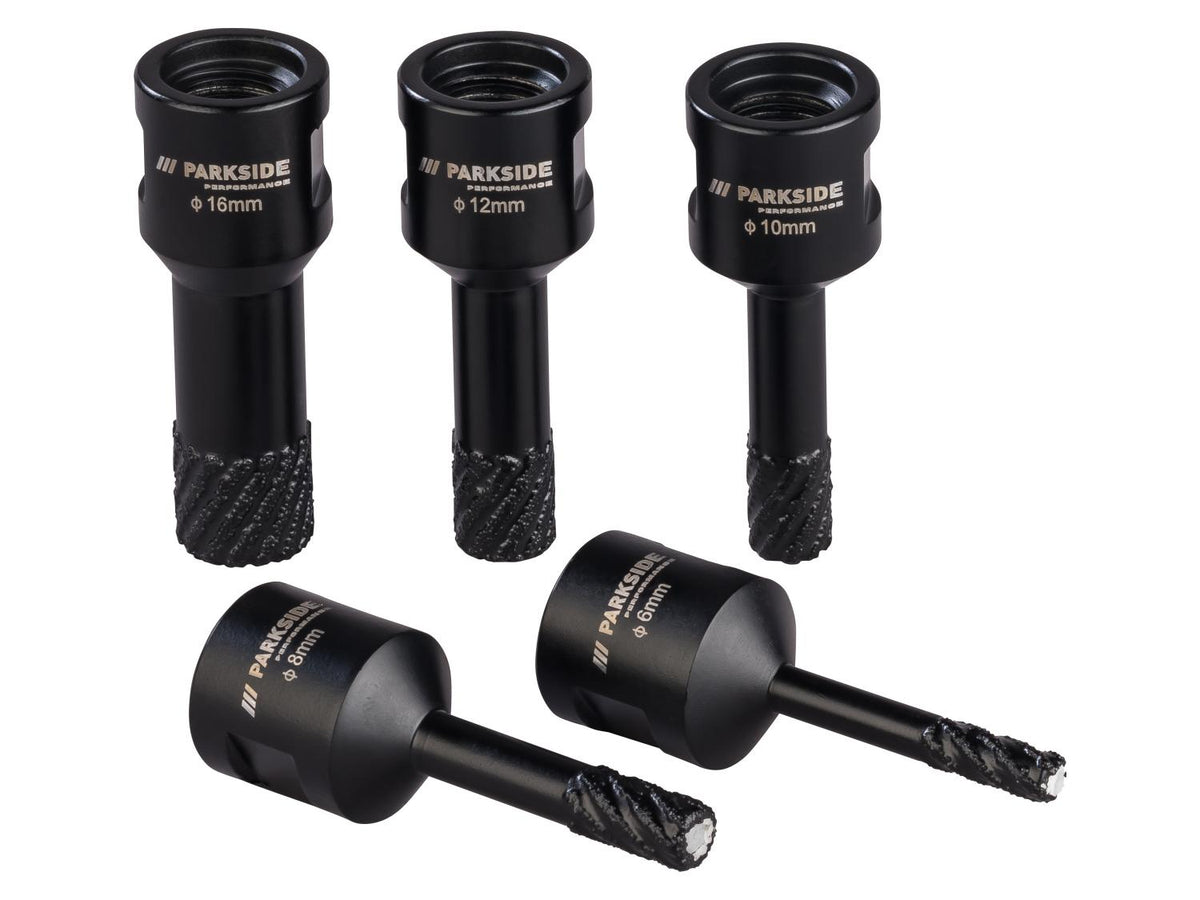 Couronnes diamantées, coffret de rangement inclus