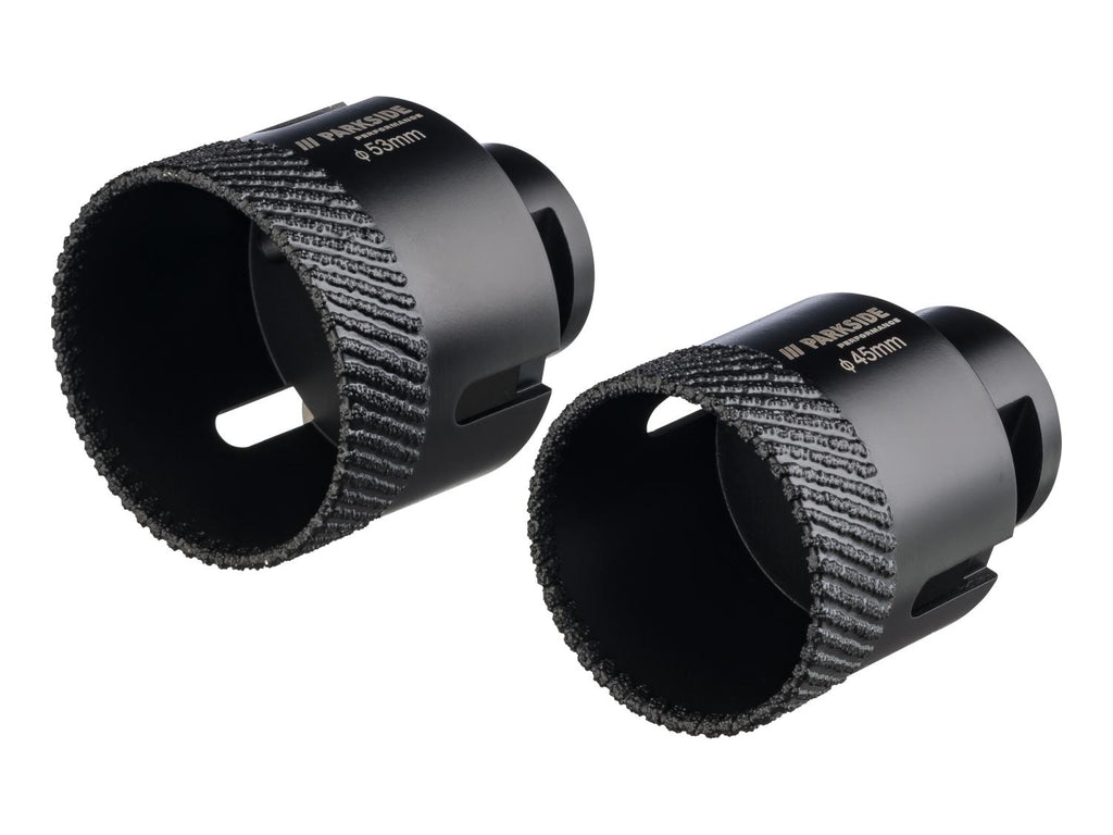 Couronnes diamantées, coffret de rangement inclus