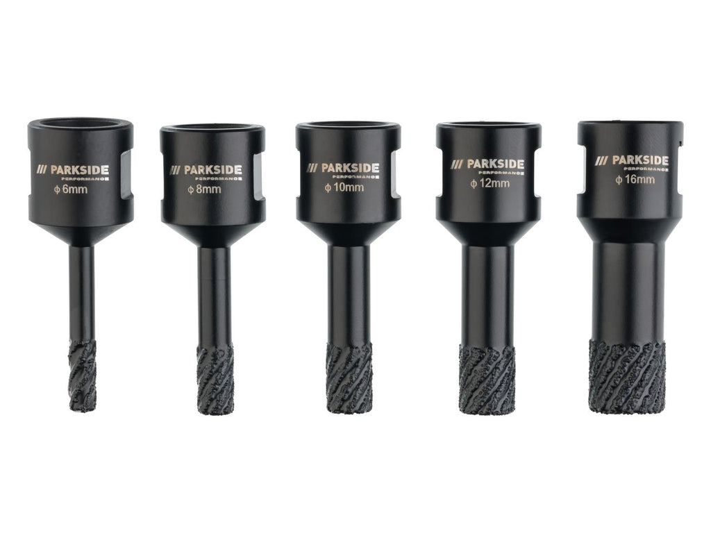 Couronnes diamantées, coffret de rangement inclus