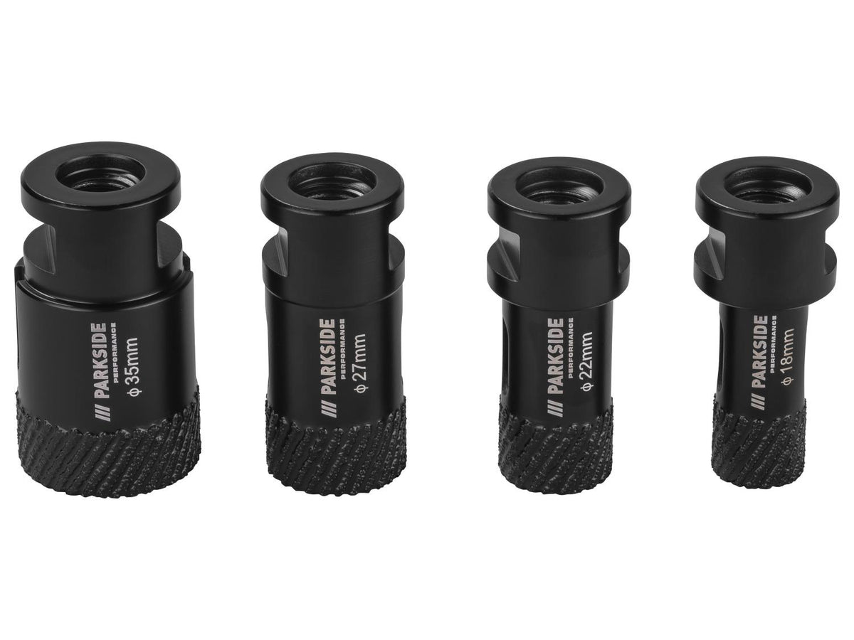 Couronnes diamantées, coffret de rangement inclus