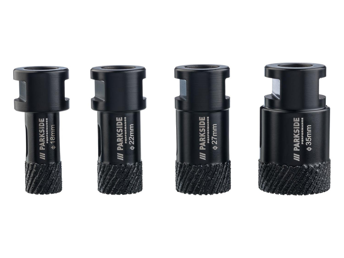 Couronnes diamantées, coffret de rangement inclus