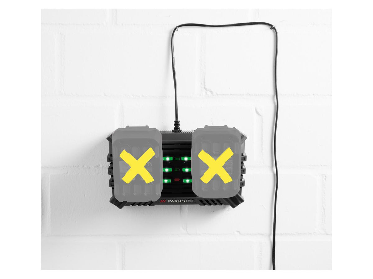 Débroussailleuse sans fil + 2 batteries + chargeur double, 40 V