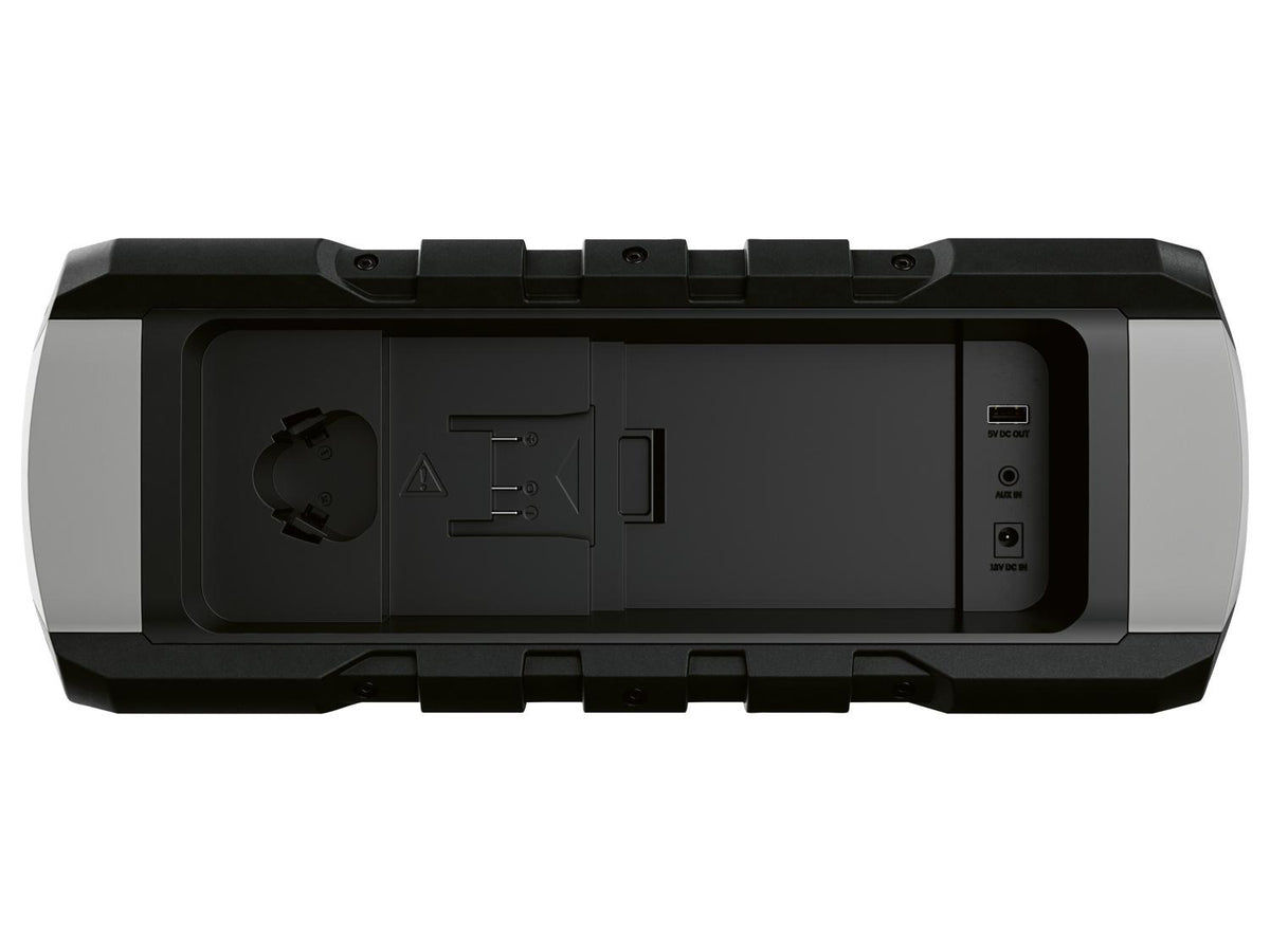 Haut-parleur de chantier Bluetooth, sans batterie ni chargeur